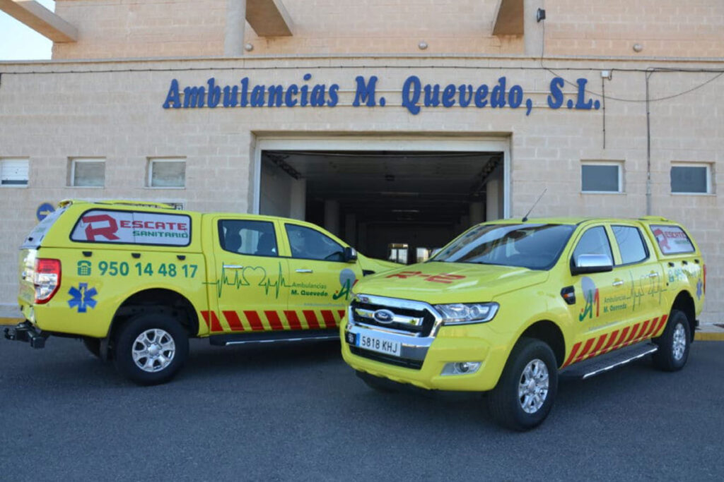Rotulación de vehículos para Ambulancias Quevedo